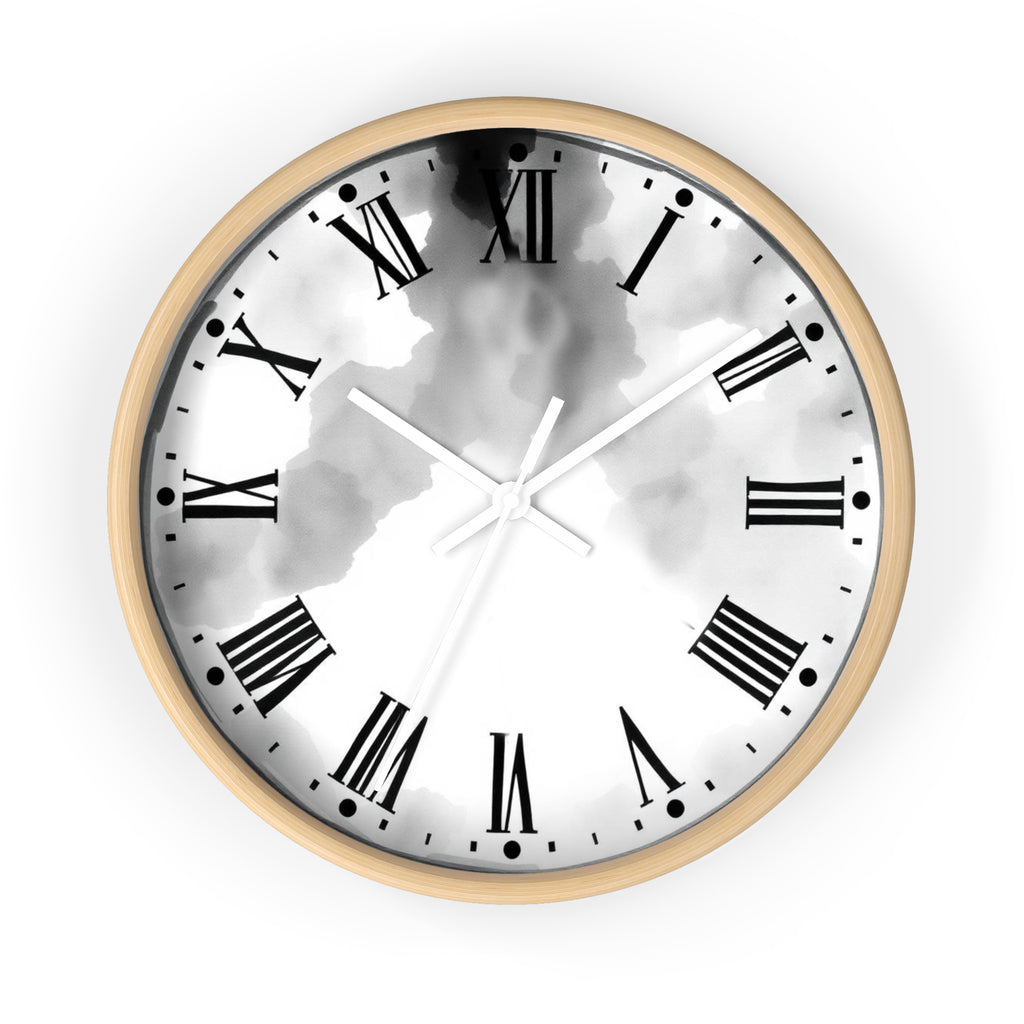 Classic Black and White Design Elegant Wall Clock, Home Decor, Wall Art