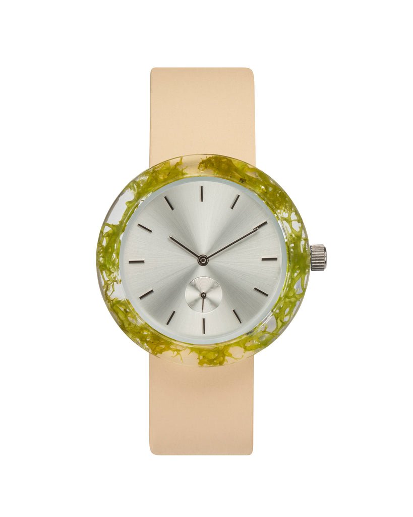 Green Reindeer Moss Botanist Watch - Analog Watch Co.