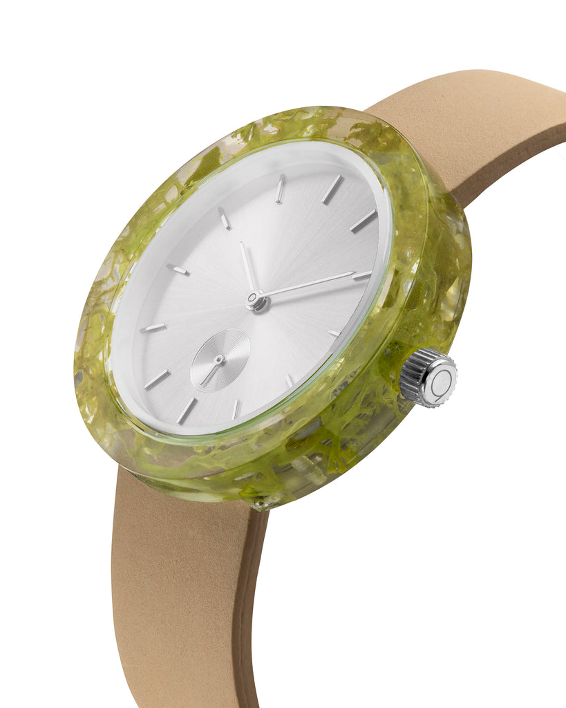 Green Reindeer Moss Botanist Watch - Analog Watch Co.