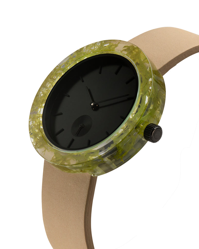 Green Reindeer Moss Botanist Watch - Analog Watch Co.