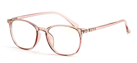 Clear Pink - Unisex Blue Light Filtering Glasses (low-grade)