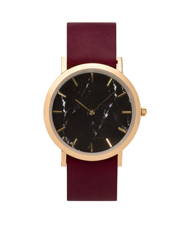 Faux Black Marble Classic Watch - Analog Watch Co.