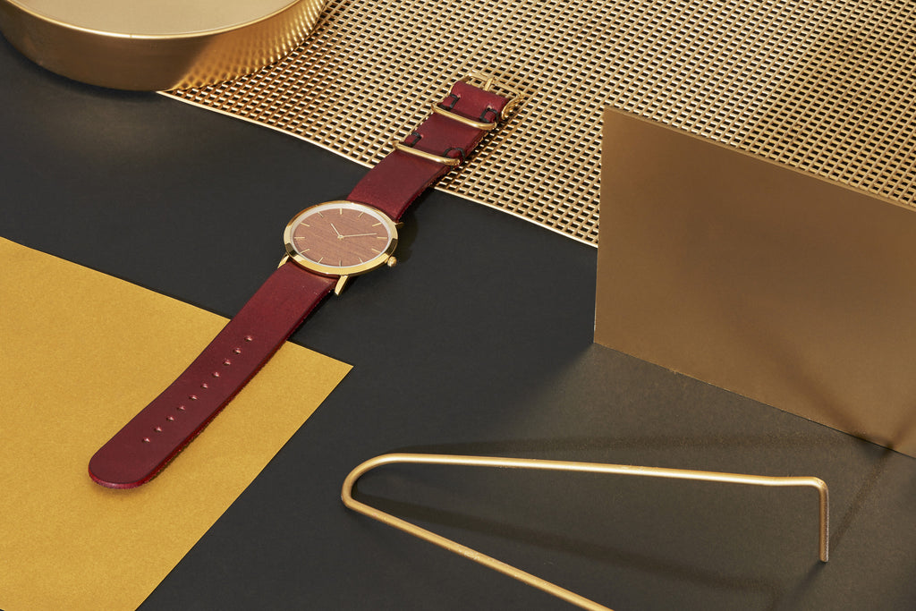 Makore Wood Classic Watch - Analog Watch Co.