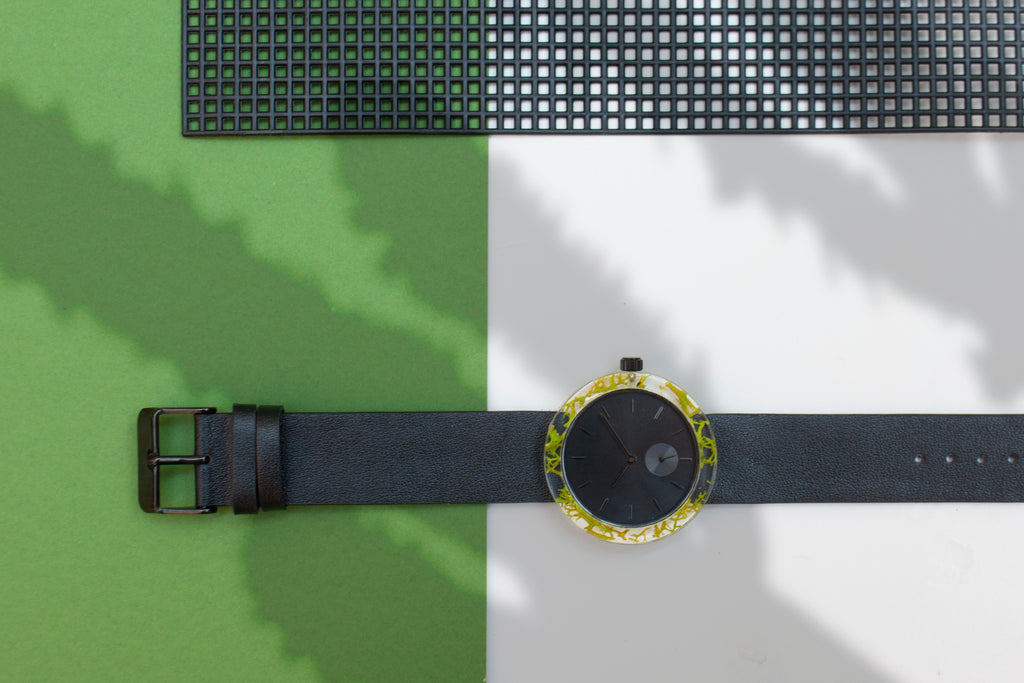 Green Reindeer Moss Botanist Watch - Analog Watch Co.