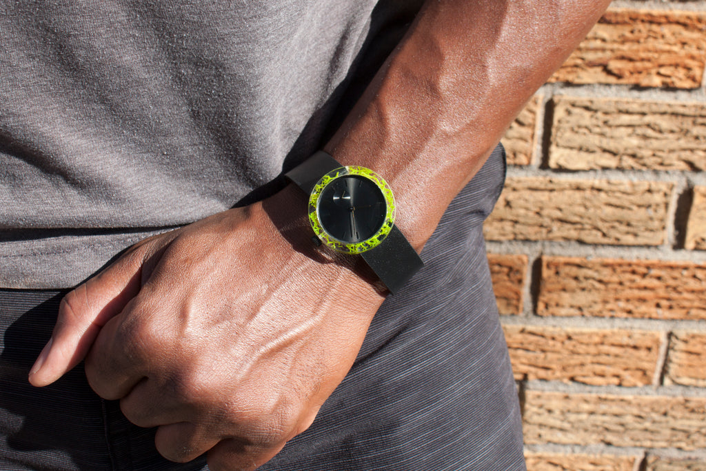 Green Reindeer Moss Botanist Watch - Analog Watch Co.