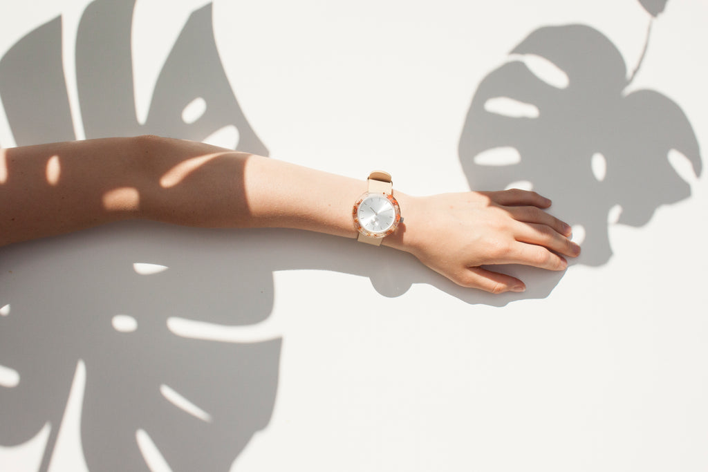 Orange Baby's Breath Botanist Watch - Analog Watch Co.