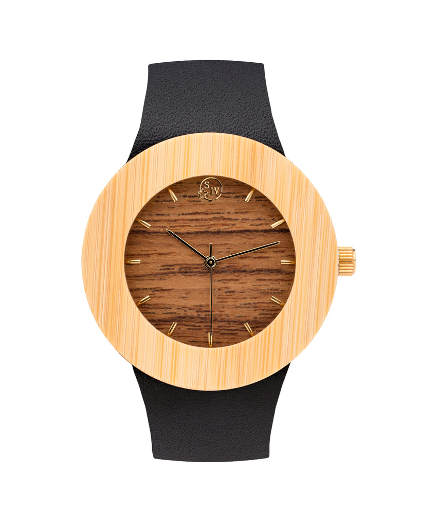 Maker's Mark Watch - Leather and Bamboo - Analog Watch Co.