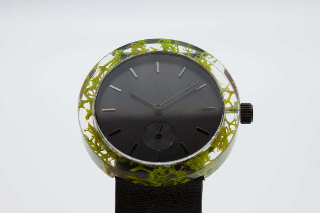 Green Reindeer Moss Botanist Watch - Analog Watch Co.