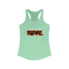 Workout Tank Tops for Women - Gym Exercise Athletic - Yoga Tops Racerback Sports Shirts - Stay Alone - Shirt Print