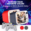 Tiny Arcade TV 3.5" Mini Retro Game - Two Player Playable TV Console & w/ Real Gameplay & Sound - 700+ Classic Video Games (Gray)