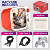 Tiny Arcade TV 3.5" Mini Retro Game - Two Player Playable TV Console & w/ Real Gameplay & Sound - 700+ Classic Video Games - H7 (Red)