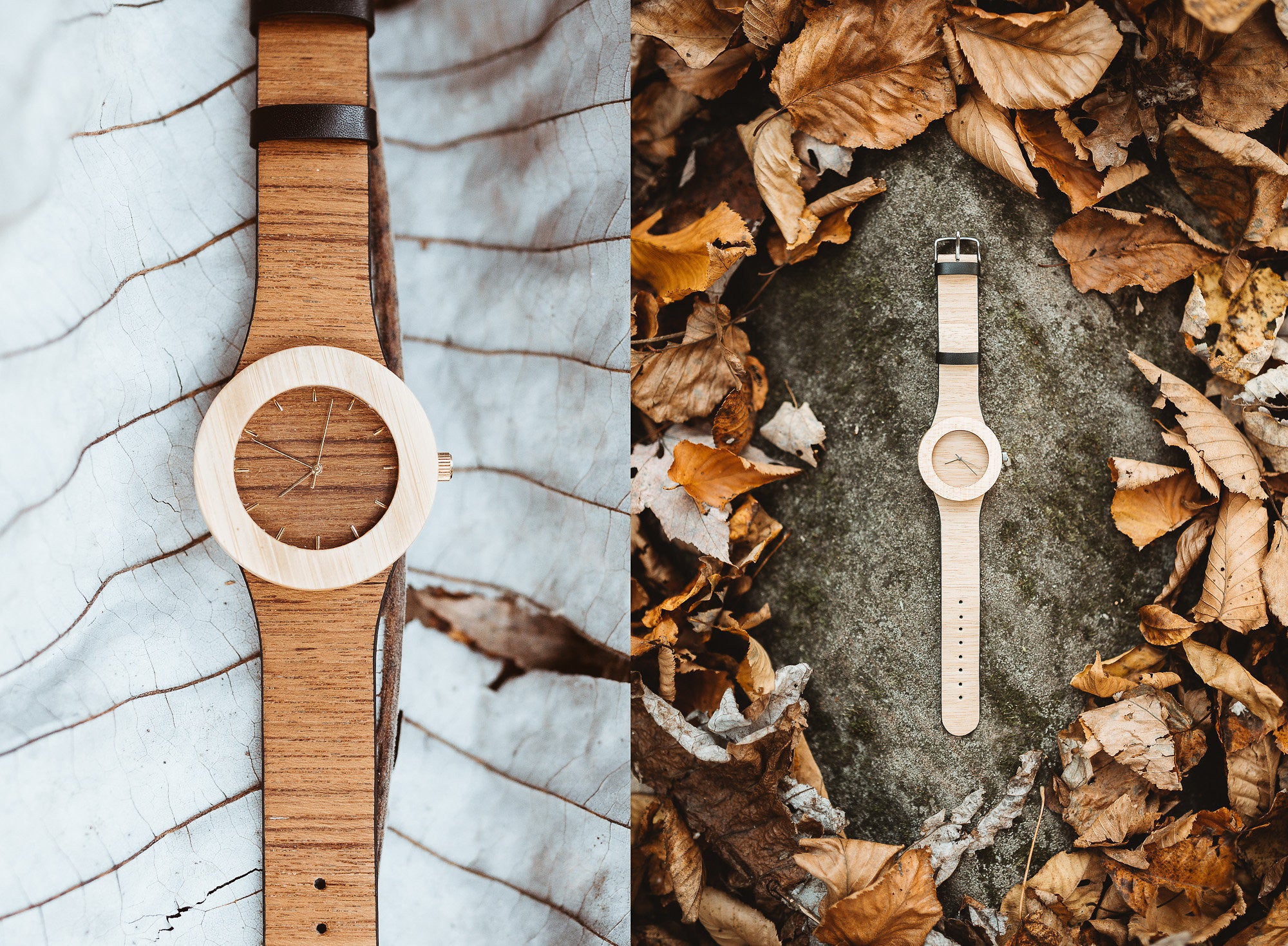 Teak & Bamboo Watch - Analog Watch Co.