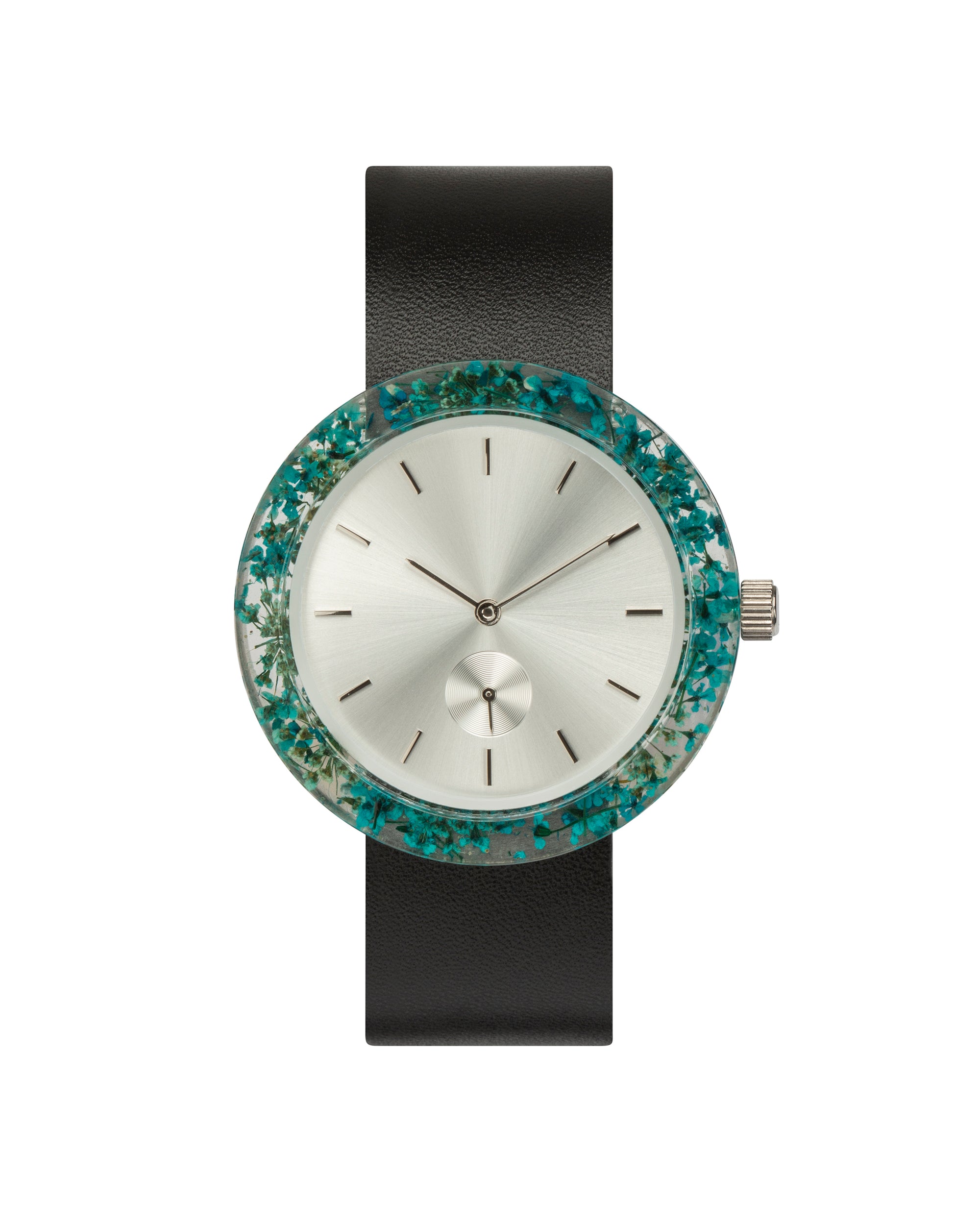 Blue Queen Anne's Lace Botanist Watch - Analog Watch Co.