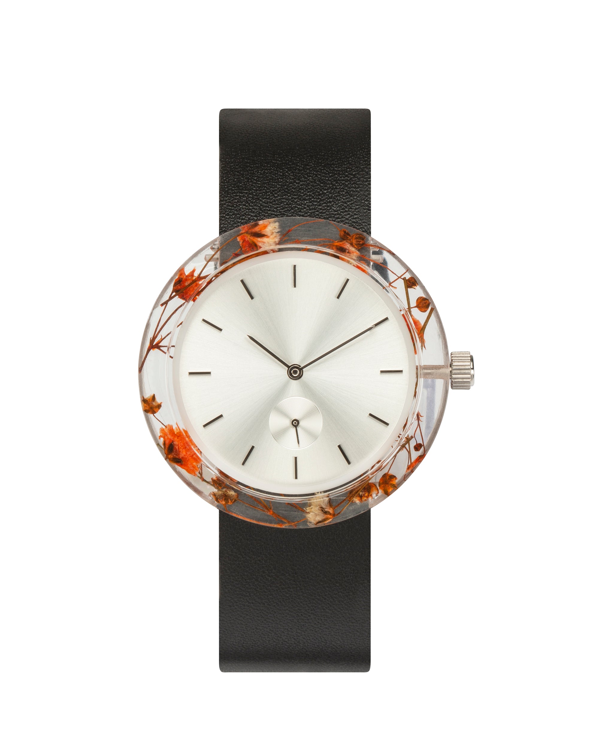 Orange Baby's Breath Botanist Watch - Analog Watch Co.