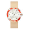 Red Forget-Me-Not Botanist Watch - Analog Watch Co.