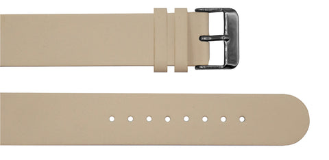 Cream Leather Strap - For Botanist Watches - Analog Watch Co.