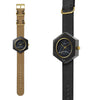 Black Marble Hex Mason Watch - Analog Watch Co.