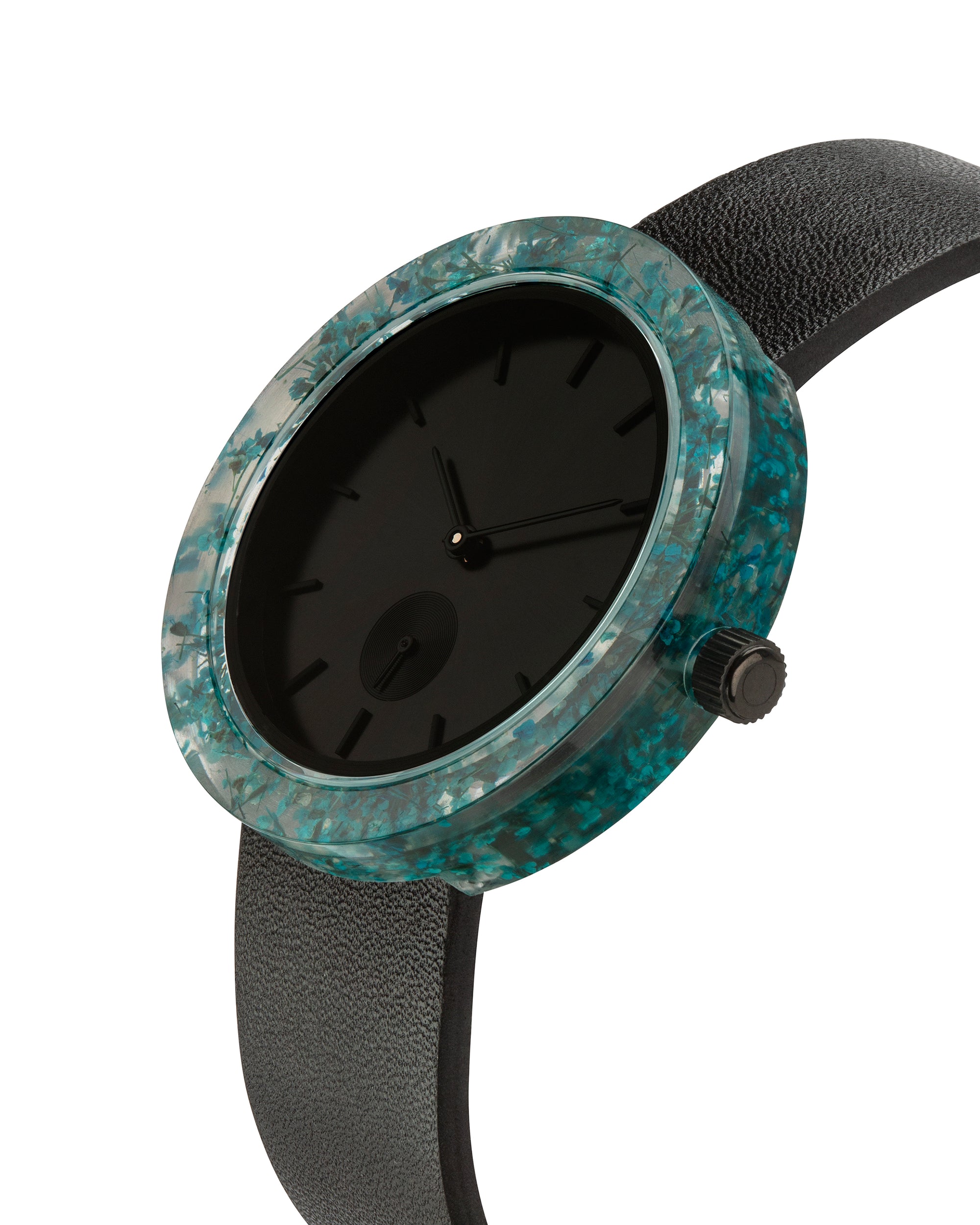 Blue Queen Anne's Lace Botanist Watch - Analog Watch Co.