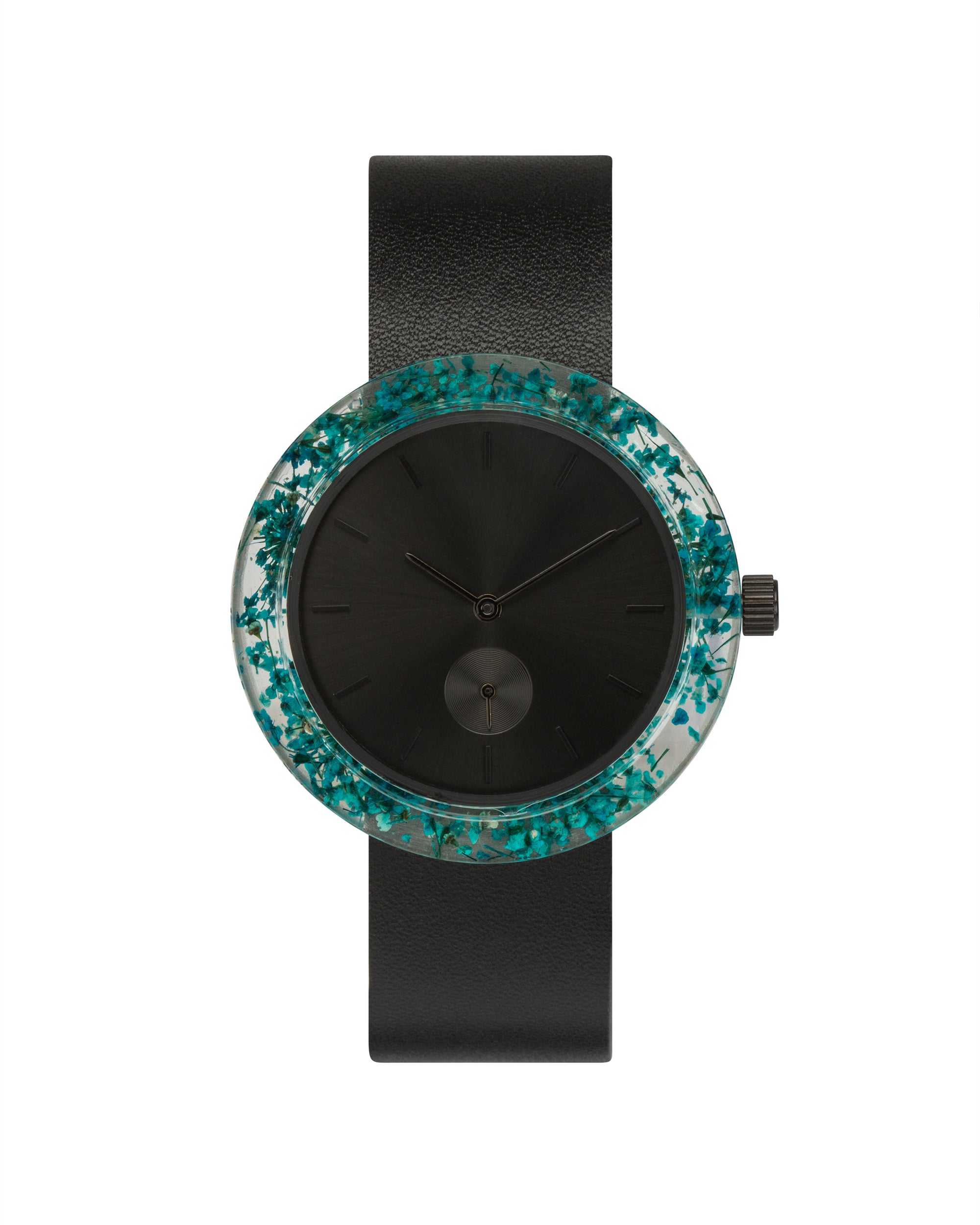 Blue Queen Anne's Lace Botanist Watch - Analog Watch Co.