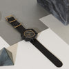 Black Marble Hex Mason Watch - Analog Watch Co.