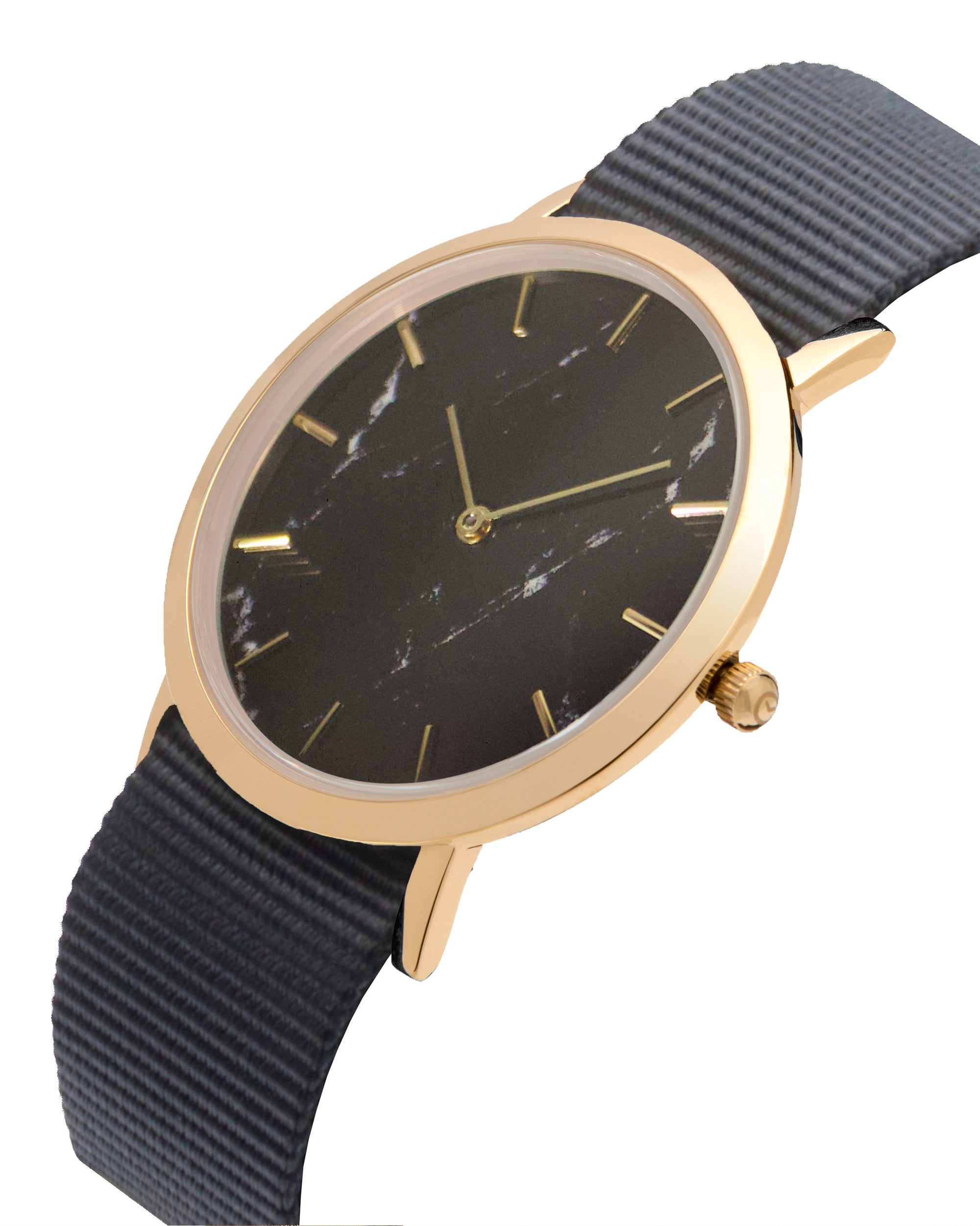 Faux Black Marble Classic Watch - Analog Watch Co.