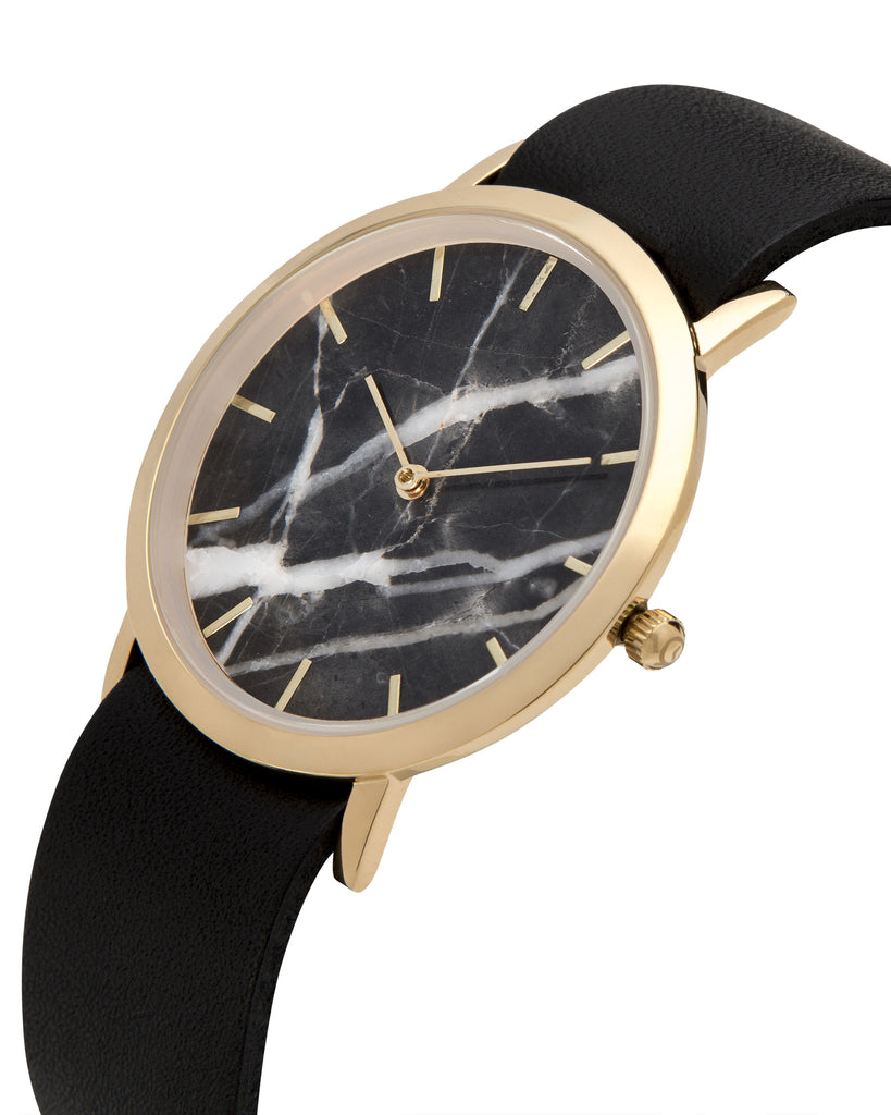 Black Marble Classic Watch - Analog Watch Co.