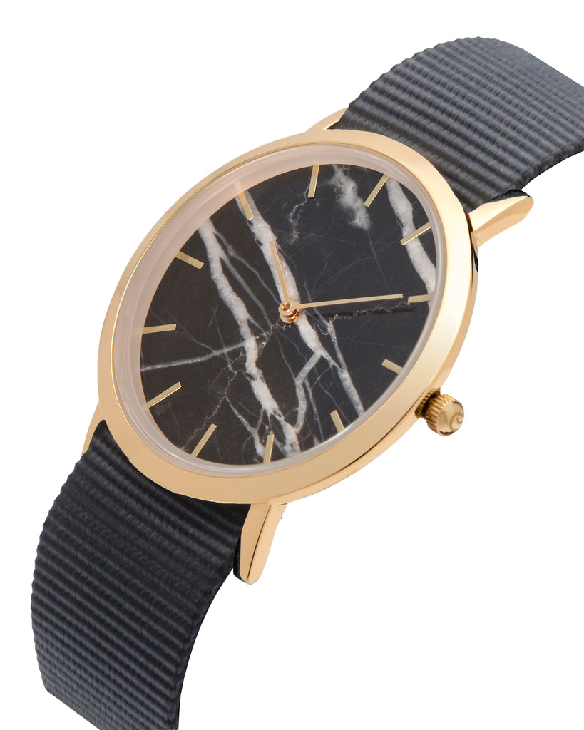 Black Marble Classic Watch - Analog Watch Co.