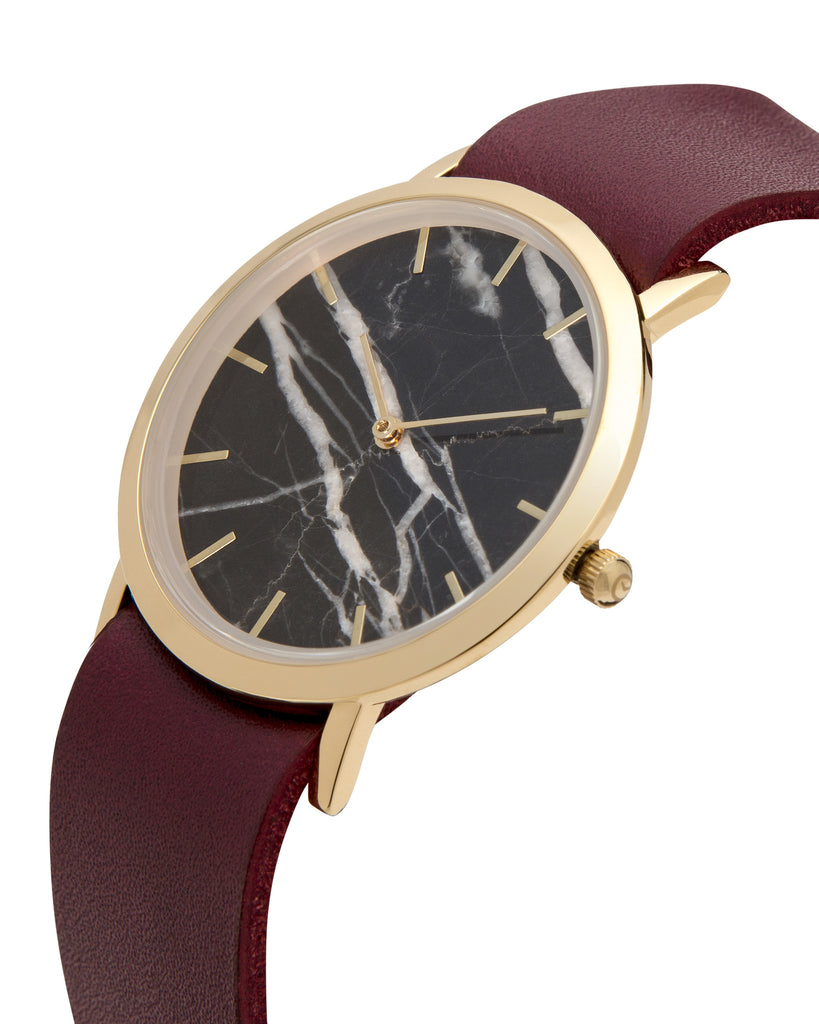 Black Marble Classic Watch - Analog Watch Co.