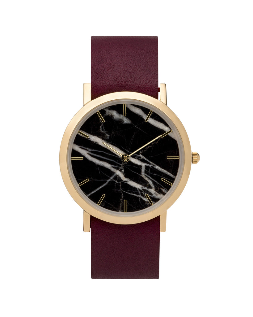 Black Marble Classic Watch - Analog Watch Co.