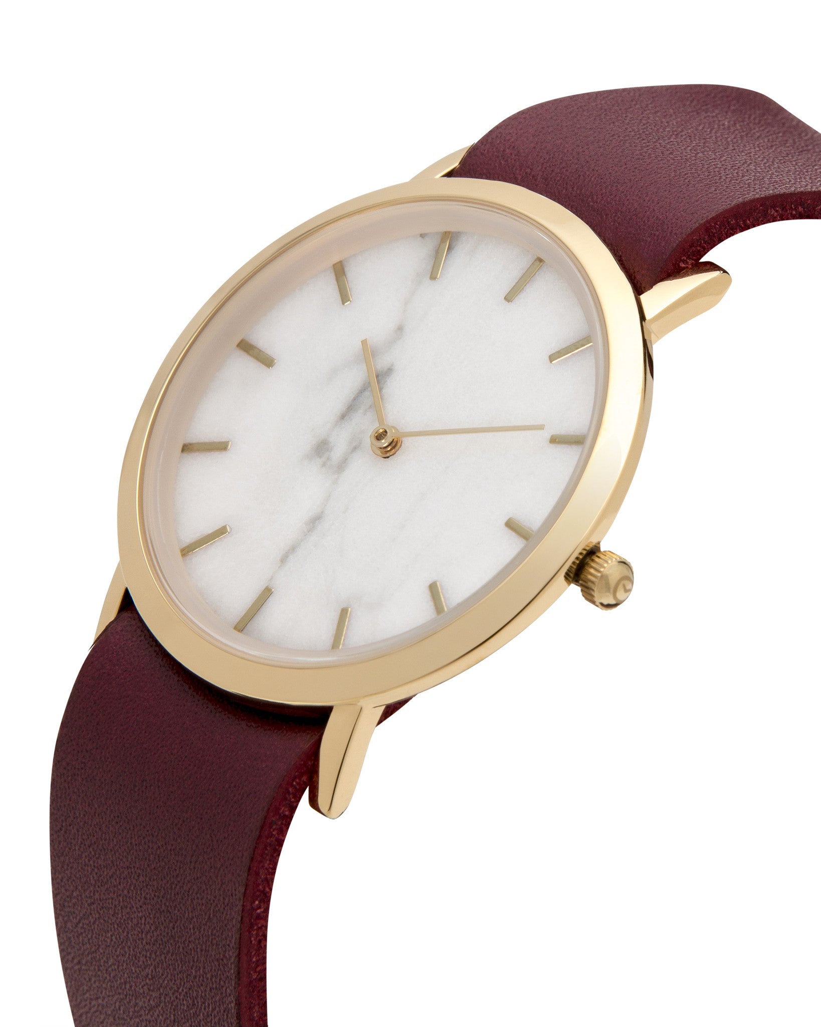 White Marble Classic Watch - Analog Watch Co.