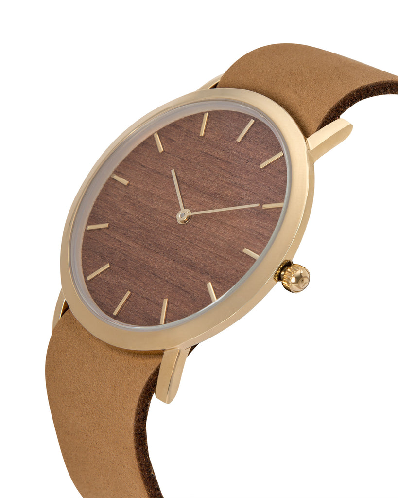Makore Wood Classic Watch - Analog Watch Co.
