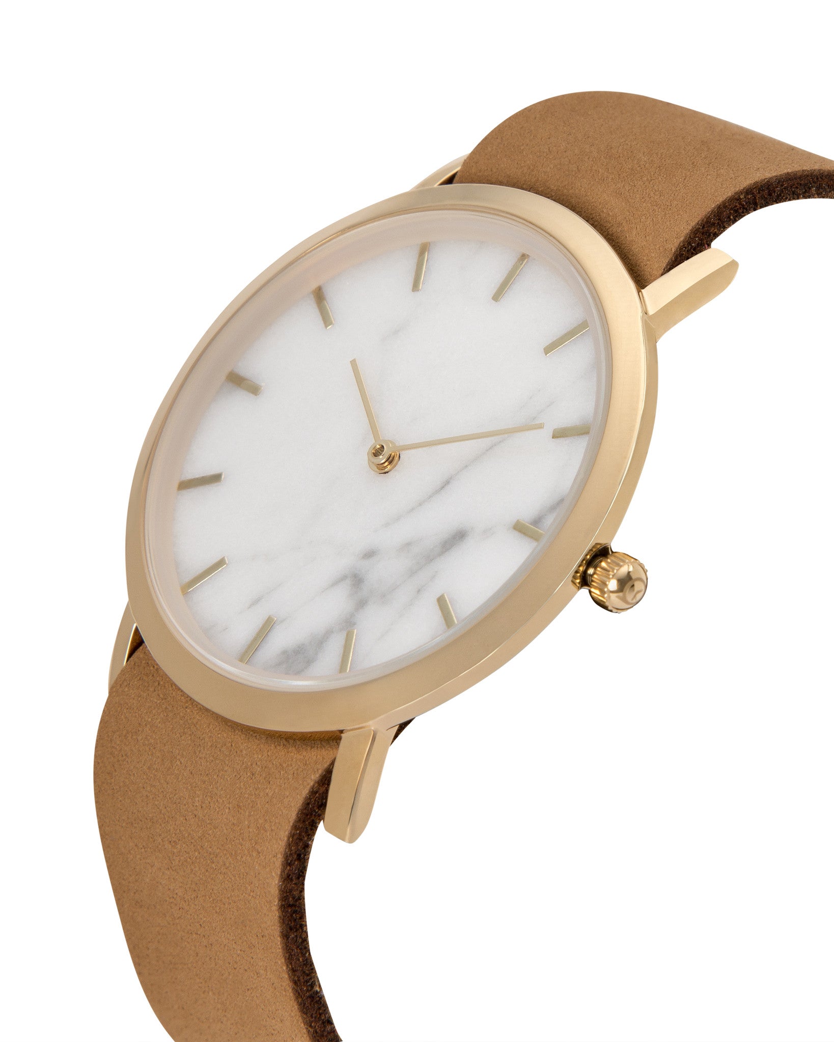 White Marble Classic Watch - Analog Watch Co.
