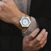 White Marble Hex Mason Watch Straps (WATCH NOT FOR SALE) - Analog Watch Co.