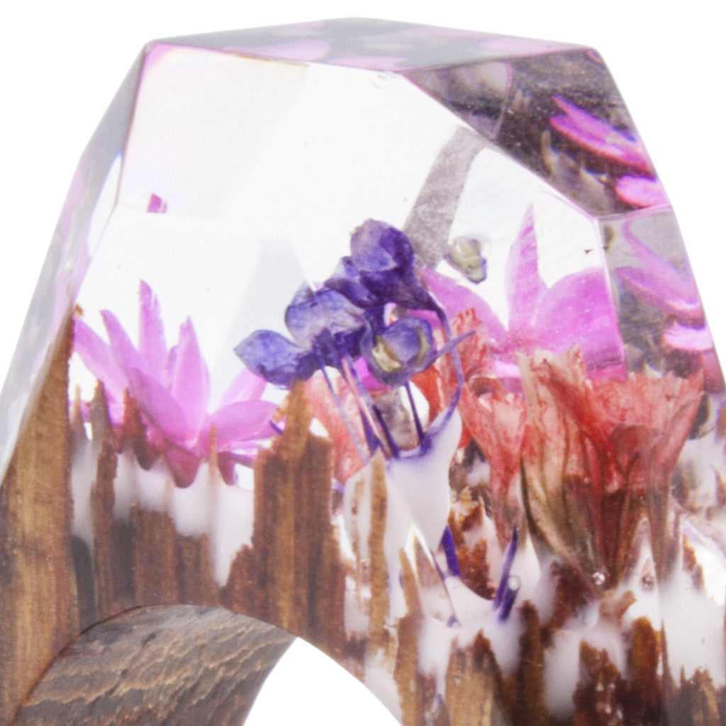 sugar and cotton, Jewelry, Quanta Snow Falling Resin Ring