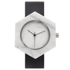 White Marble Hex Mason Watch Straps (WATCH NOT FOR SALE) - Analog Watch Co.