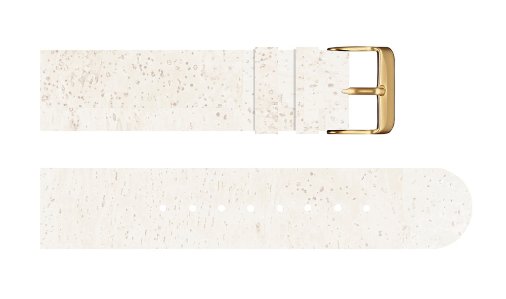 White Cork Strap - For Somm watches - Analog Watch Co.