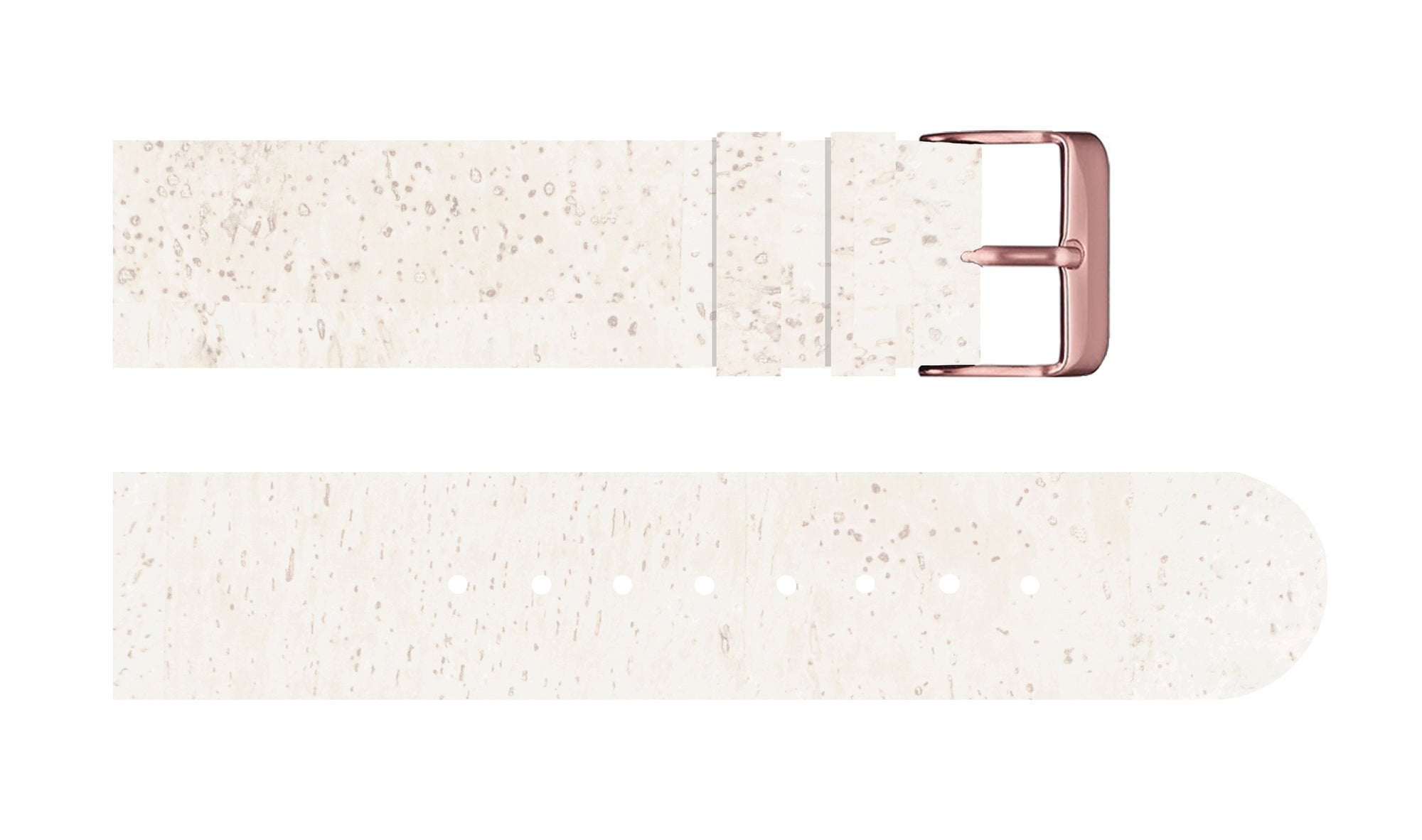 White Cork Strap - For Somm watches - Analog Watch Co.