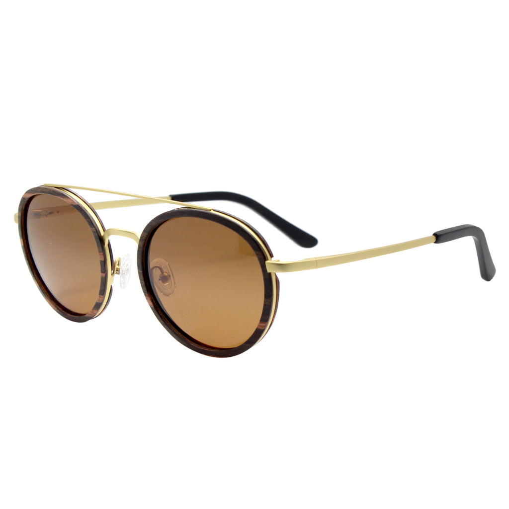 Caden Wood & Metal Sunglasses - Analog Watch Co.