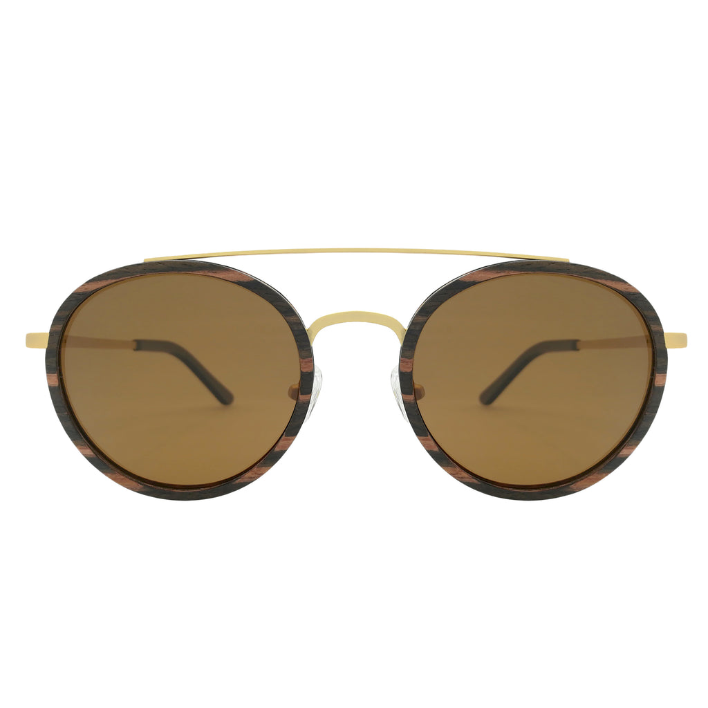 Caden Wood & Metal Sunglasses - Analog Watch Co.