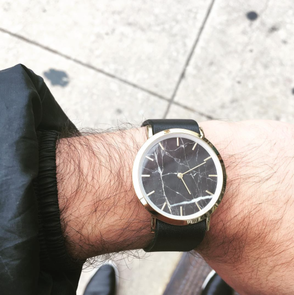 Black Marble Classic Watch - Analog Watch Co.