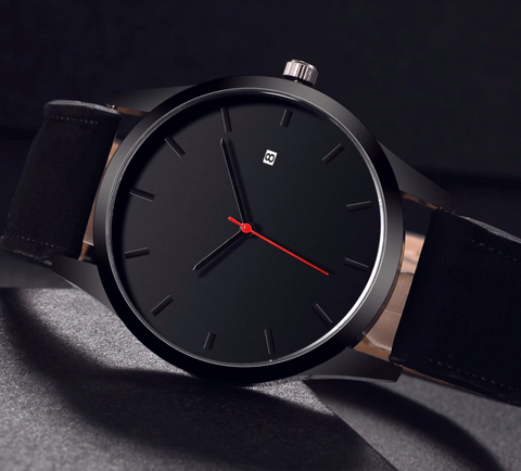 The Everyday Black on Black - Analog Watch Co.