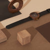 Leather & Blackwood Watch - Analog Watch Co.