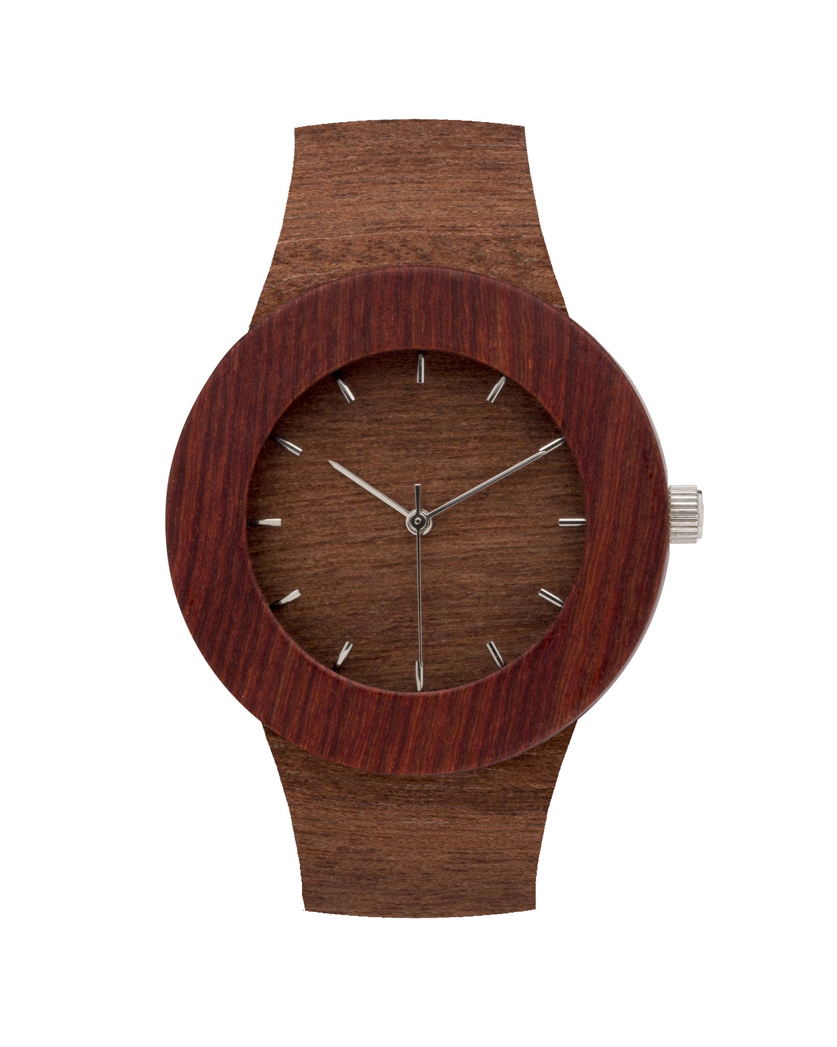 Makore & Red Sanders Watch - Analog Watch Co.