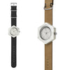 White Marble Hex Mason Watch Straps (WATCH NOT FOR SALE) - Analog Watch Co.