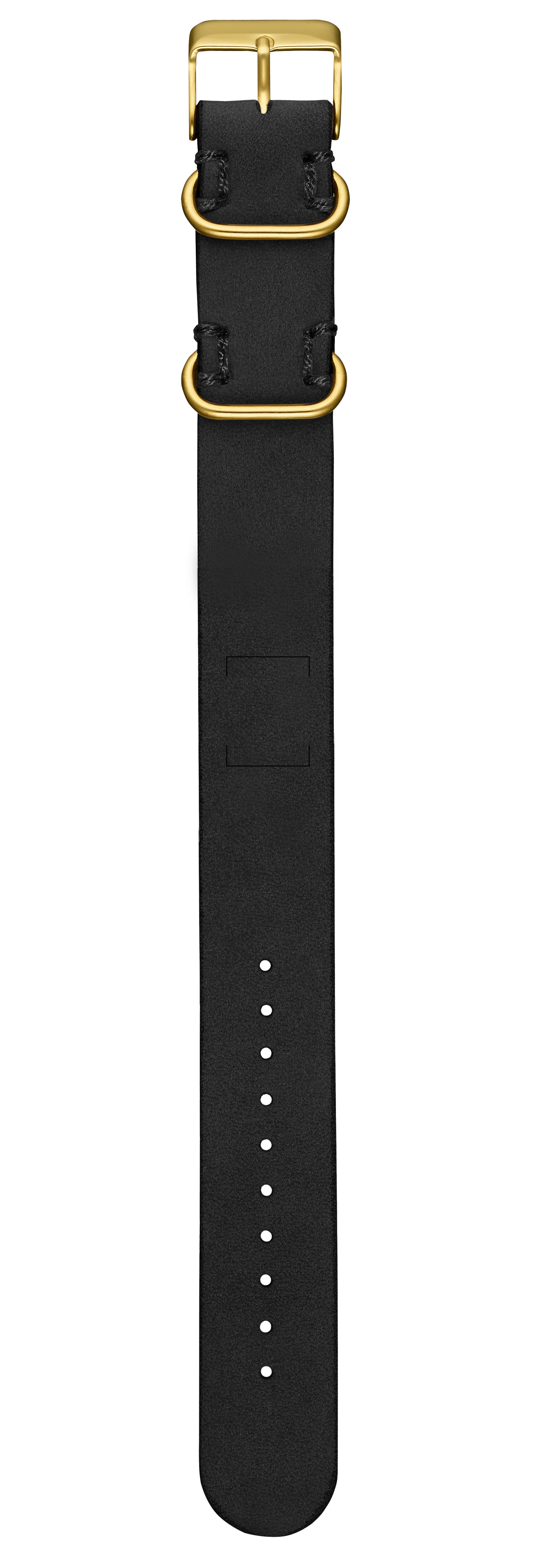 Black Leather Strap - For Mason & Classic Watches - Analog Watch Co.
