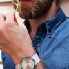 Blue Queen Anne's Lace Botanist Watch - Analog Watch Co.