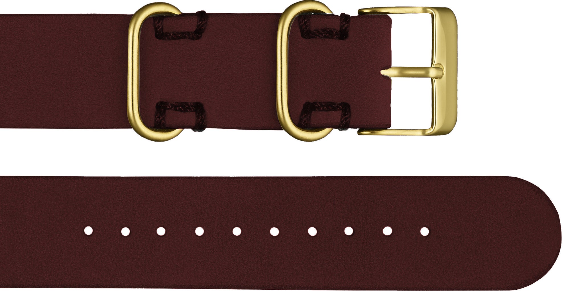 Cherry Leather Strap - For Mason & Classic Watches - Analog Watch Co.
