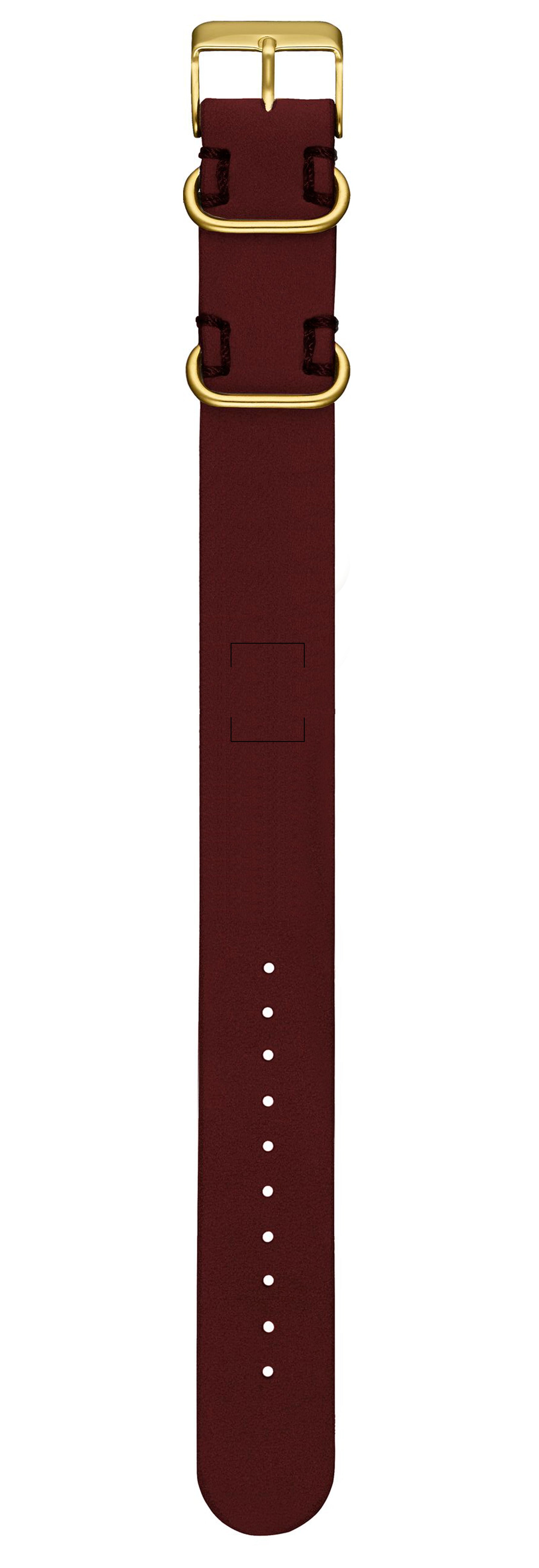 Cherry Leather Strap - For Mason & Classic Watches - Analog Watch Co.