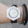 White Marble Hex Mason Watch Straps (WATCH NOT FOR SALE) - Analog Watch Co.