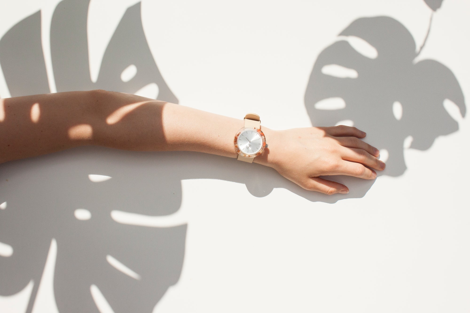 Orange Baby's Breath Botanist Watch - Analog Watch Co.